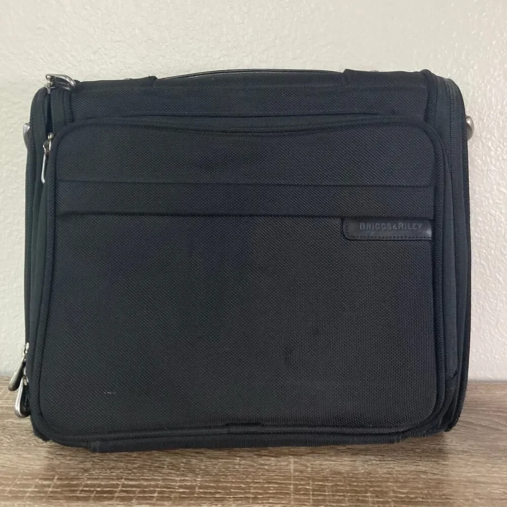 Briggs & Riley Baseline Cabin Duffel Bag Black Travel Briefcase